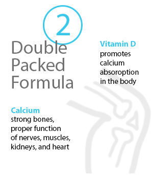 calcium + vitamin D